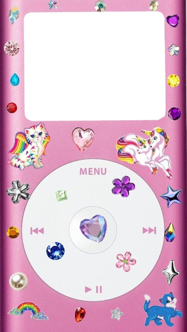 Pink bedazzled iPod